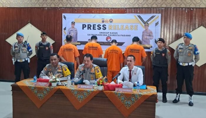 Polresta Padang Tetapkan 3 Anggota DPRD Mentawai Tersangka Dalam Kasus Sabu