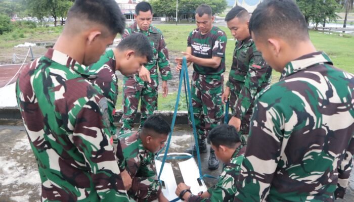 Lanud Sutan Sjahrir Asah Kemampuan Penyelamatan Ekstrem: Latihan Vertical Rescue Siapkan Personel Hadapi Bencana