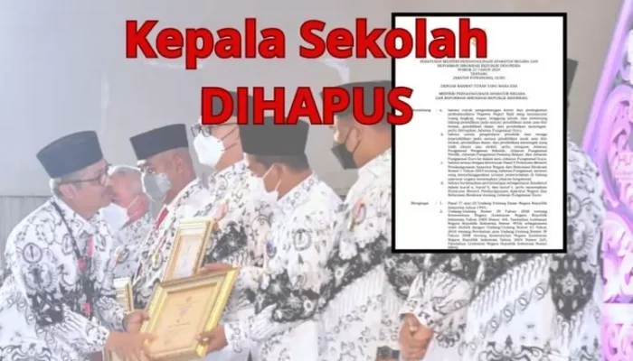 Kementerian PANRB Tetapkan Nomenklatur Baru: Kepala Sekolah Kini Menjadi Kepala Satuan Pendidikan