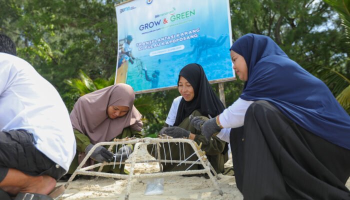 Jaga Ekosistem Laut Tetap Lestari, Ini Aksi Nyata BRI Menanam – Grow and Green di Pulau Kapoposang