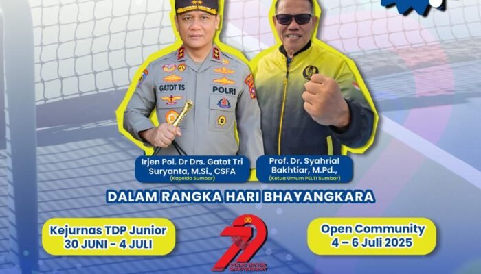 Besok, PELTI Sumbar Buka Kejuaran Tenis Junior TDP